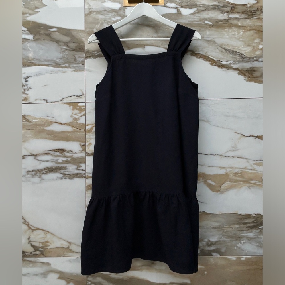 Ann Taylor Loft Blue Linen Blend Shift Dress